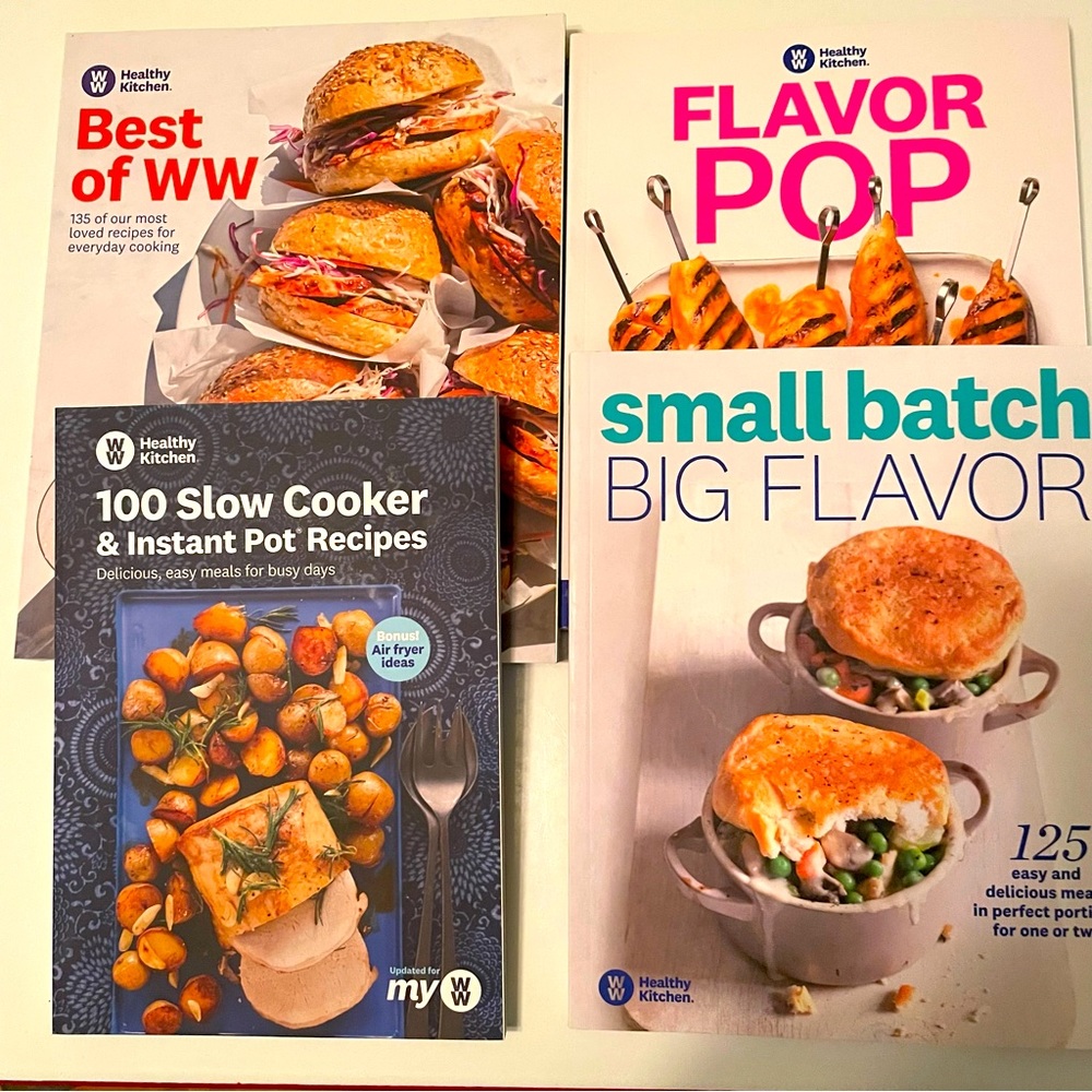 WW-Weight Watchers cookbooks Lot of 4